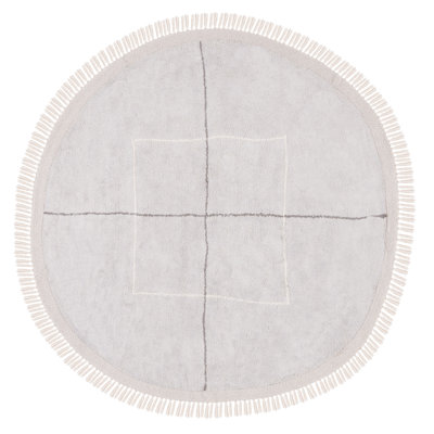 Ariellah Hand Woven Cotton Machine Washable Geometric Rug