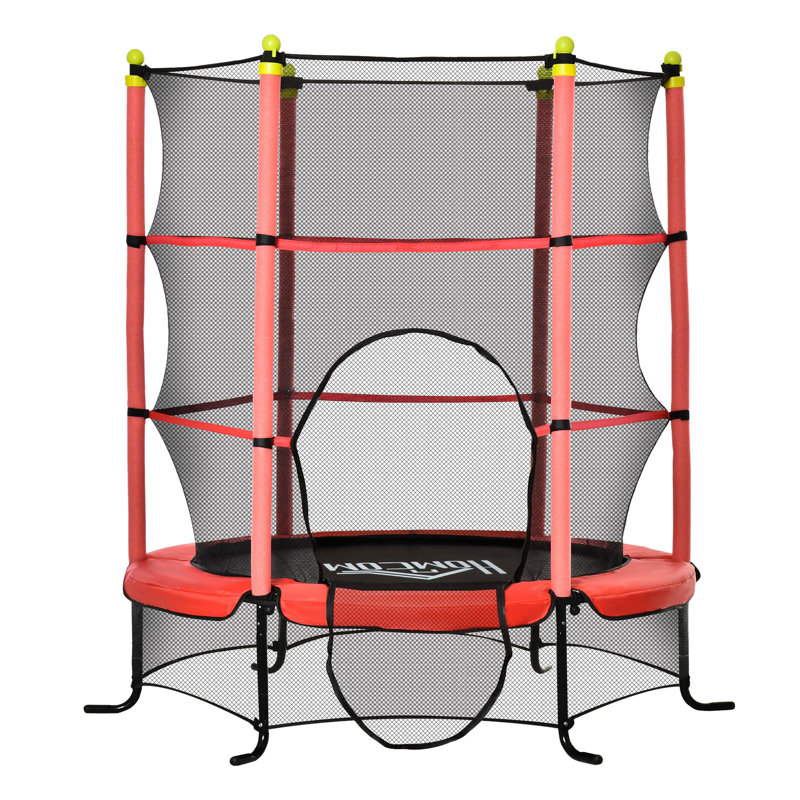 Soozier 5.3' Kids Trampoline, Red