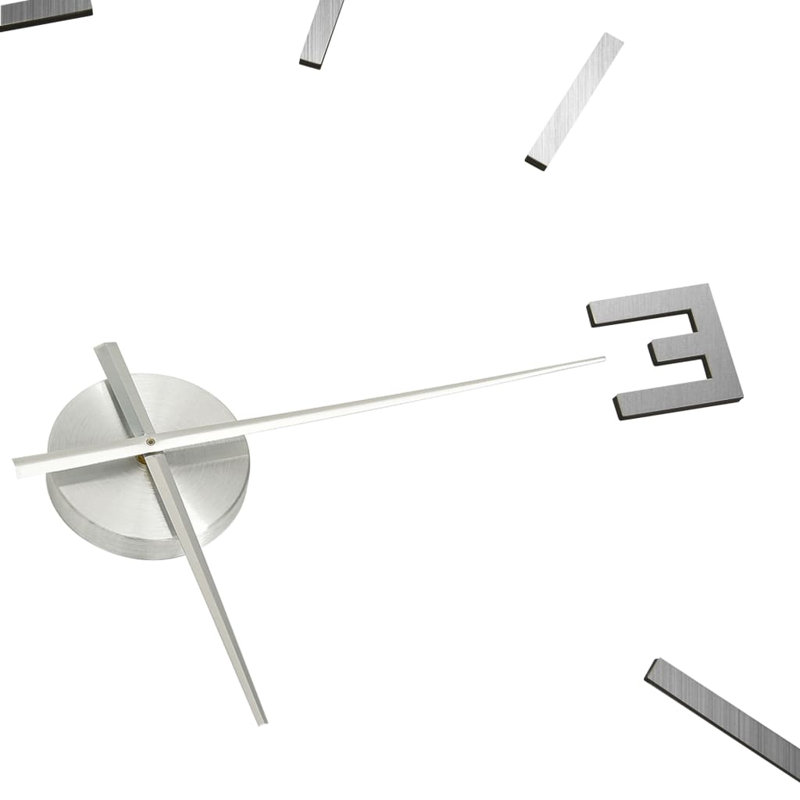 Gallo EVA (ethylene-vinyl Acetate) Wall Clock, Silver