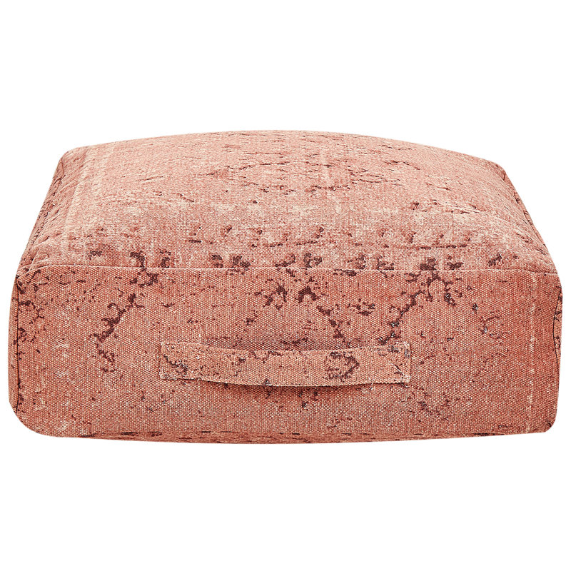 Ceazia 50cm Wide Square Abstract Pouffe Ottoman