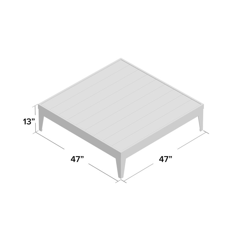 South Beach Outdoor Square Coffee Table