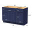 45 base de meuble-lavabo simple seulement-93720877