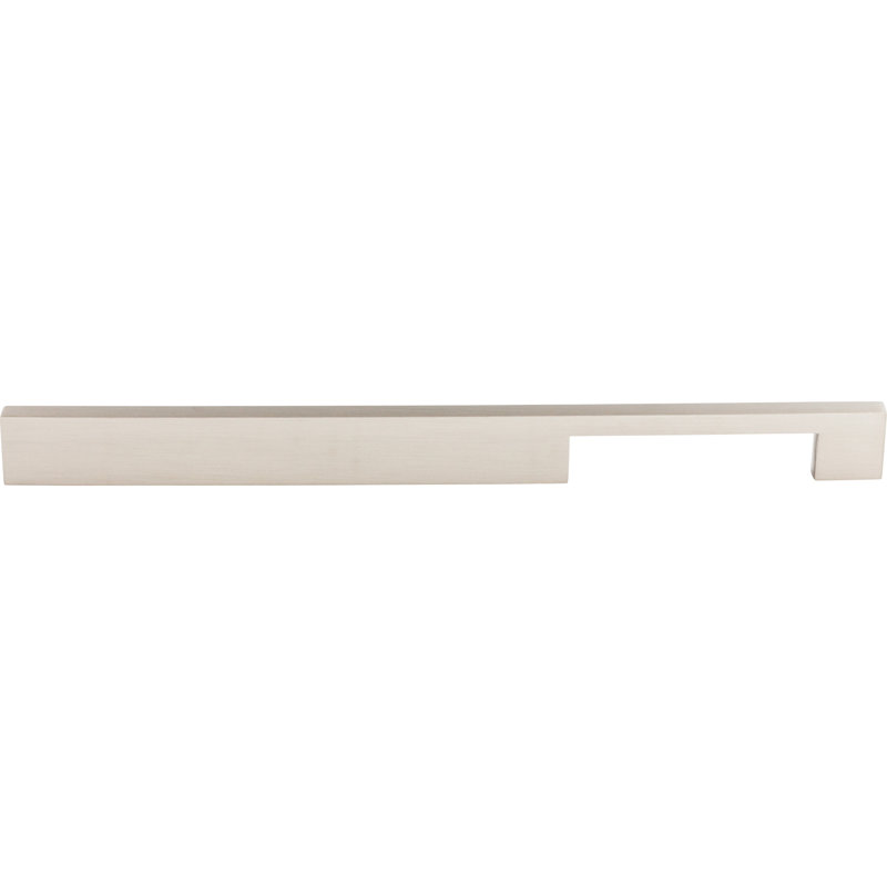Linear Bar pull, Brushed Satin Nickel, 12" Center to Center