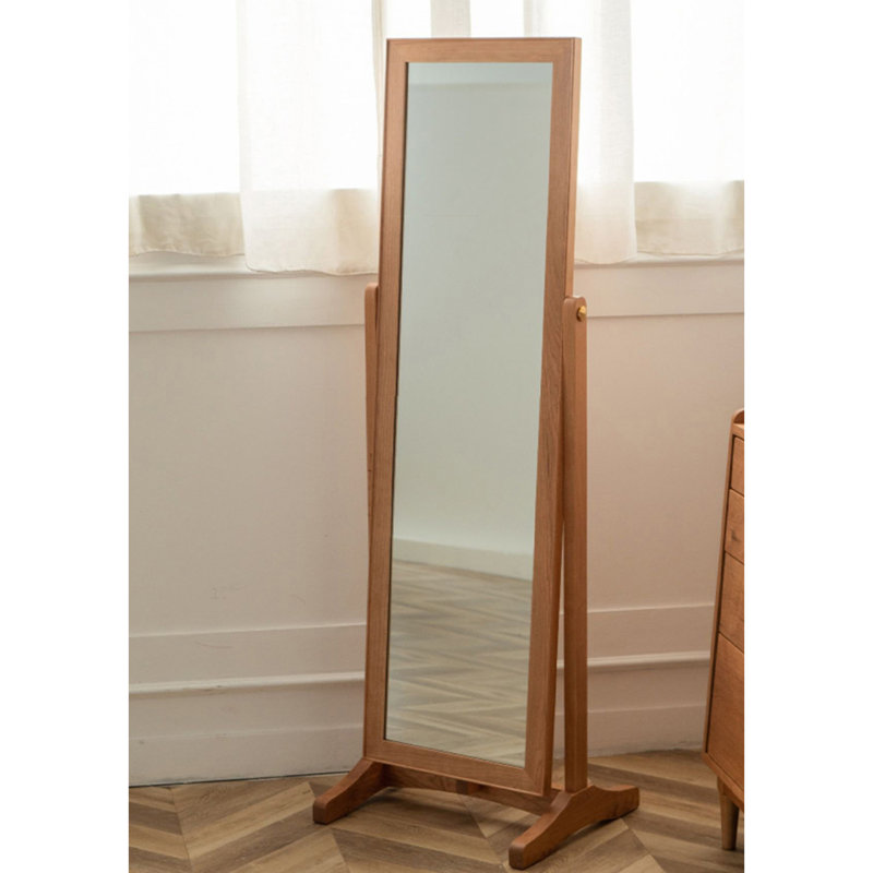 Miroir autoportant inclinable en chêne clair