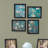 Burge 6-Piece Rectangle Picture Frame Set, Black-192342867