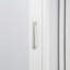 Grand lit escamotable vertical en bois grand format, lit escamotable mural peu encombrant, armoire murale, avec bureau, vérins à gaz, blanc