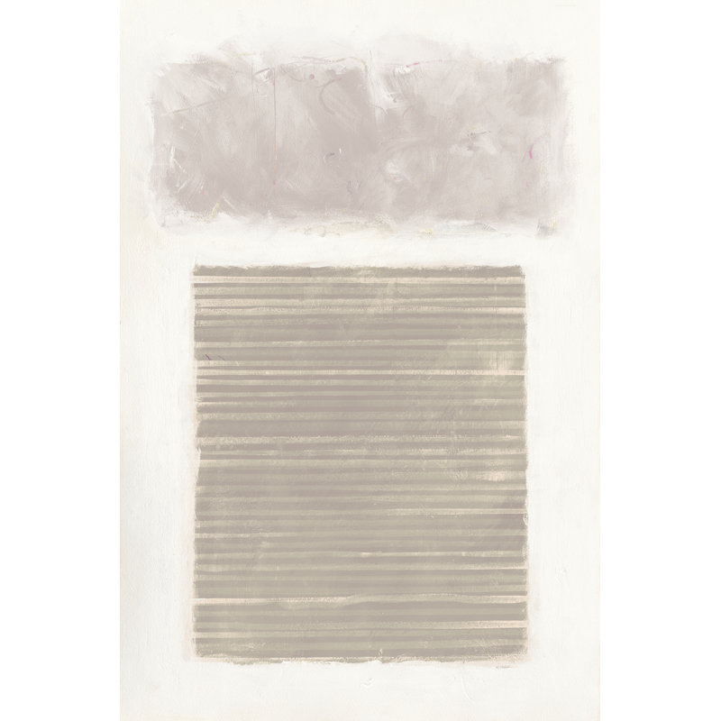 Neutre vénitien - peinture à cadre unique, Oui, H 18 po x l 12 po x P 1,25 po, Papier avec cadre noyer