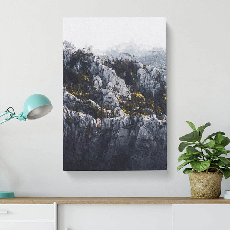 Mountains in Croatia - Wrapped Canvas, 76cm H x 50cm W x 3cm D
