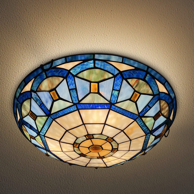 Tiffany Glass Flush Mount