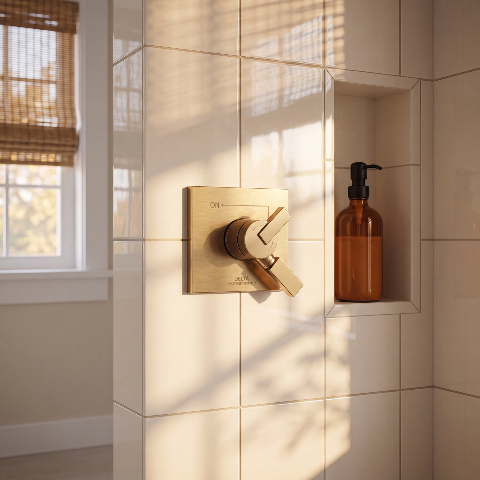 Vero Volume Control Faucet Trim, Brilliance Champagne Bronze
