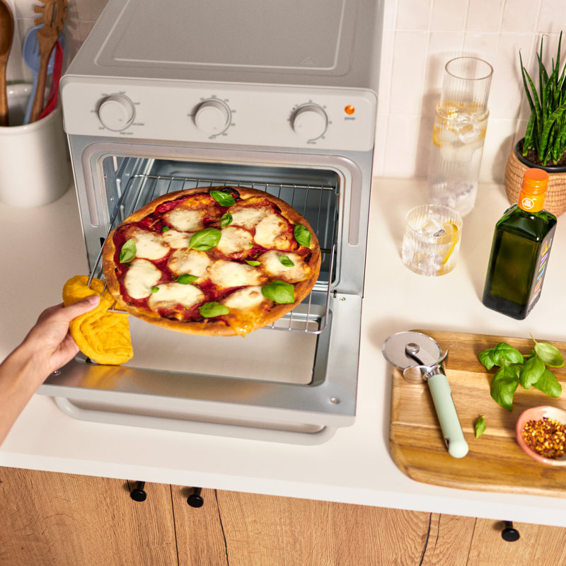 Bella 6-Slice Toaster Oven with Air Fryer, Oatmilk