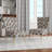 Upholstered Floral Side Chair - Modern floral Accent Chair-90392362