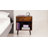 Vansant 1 - Drawer Nightstand with Drawer and Open Compartment, Solid Wood Legs-1042174660
