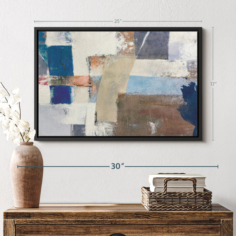 Abstrait "domaine abstrait", H 25 po x l 17 po