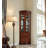 Fan Shaped Corner Wine Cabinet with Double Doors