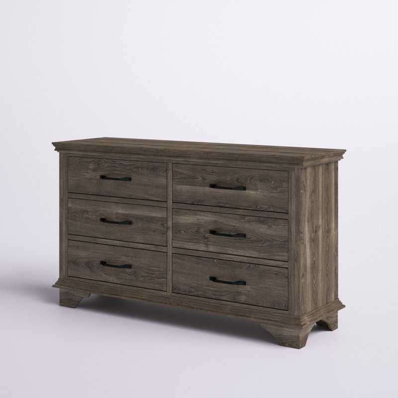 Commode double 6 tiroirs l 60 po Waldenburg