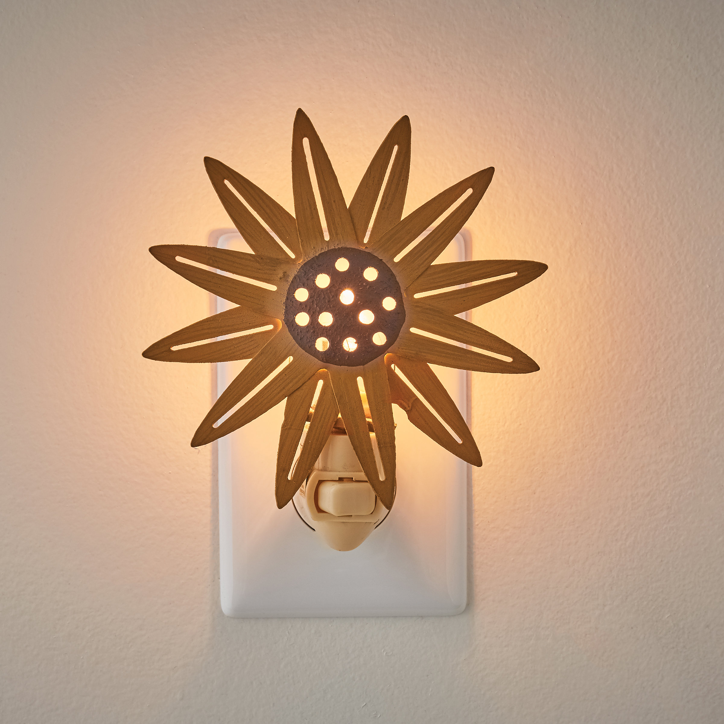 Sunflower Night Light. No Blue Light, Motion Activated Perfect for