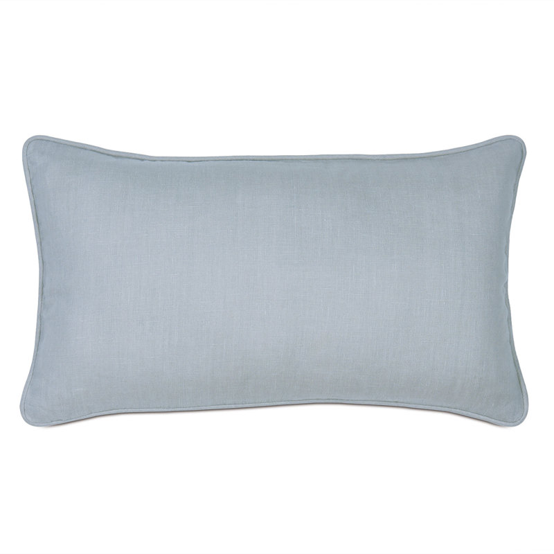 Resort Linen Program Linen Reversible Throw Pillow, Sky