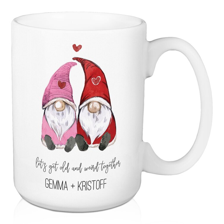 Gnome for the Holidays Coffee Mug, Christmas Coffee Cup, Garden