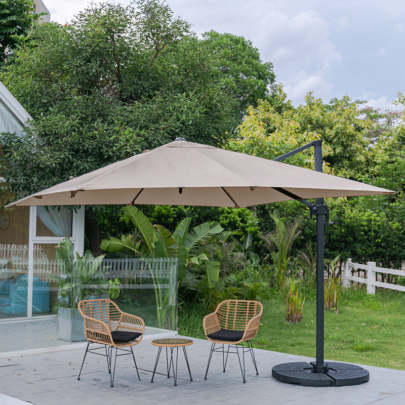Aanyah 300cm Cantilever Parasol, Khaki