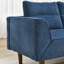Canapé-lit futon convertible, causeuse confortable avec accoudoirs réglables-111377386