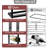 Wall Mounted Wine Rack: Metal Hanging 10 Bottle Wine Holder