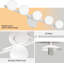 Luminaire de meuble-lavabo moderne avec abat-jour incassable à intensité variable Lightdot pour salle de bain, salon et miroir-606535028-606535031-606535024