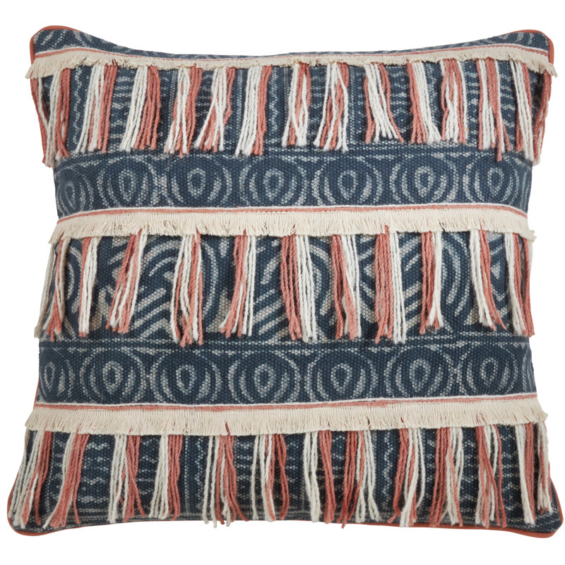 Housse de coussin en coton Beechums, H 22 po x l 22 po x P 0,25 po