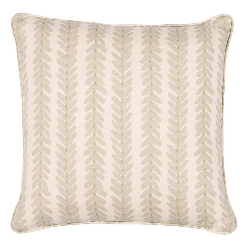 Schumacher x Veere Grenney Woodperry Pillow, 20" x 20", Sage