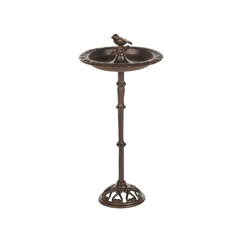 SWALLOW Iron Birdbath