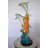 Four Dolphins Swimming In Ocean Coloured Bronze Statue Size: 18" X 14" X 41"H