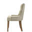 Chaise d'intérieur, ensemble de 2 chaises d'appoint, chaises capitonnées pour la maison