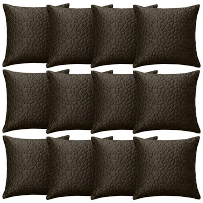 Aspire Homeware Geometric Square Velvet Cushion Covers