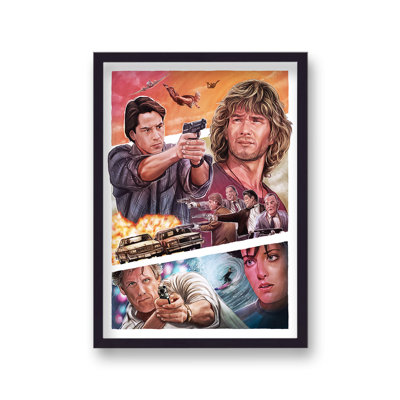Point Break V1 Reimagined Movie Poster 1 Piece Single Picture Frame Wall Art
