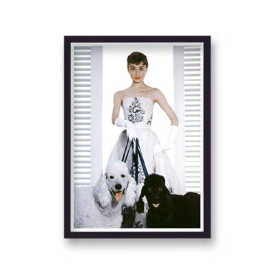 Audrey Hepburn Publicity Shot Sabrina 2 - Single Picture Frame Print
