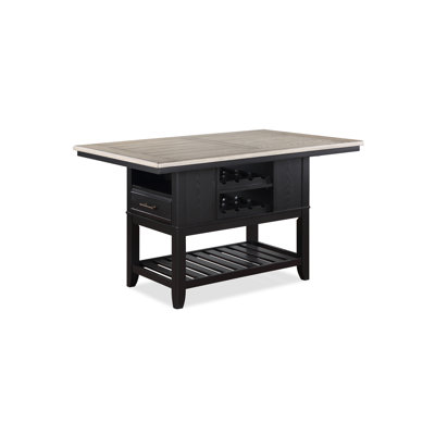 Table de salle à manger à hauteur de comptoir 1Pc avec tiroirs de rangement