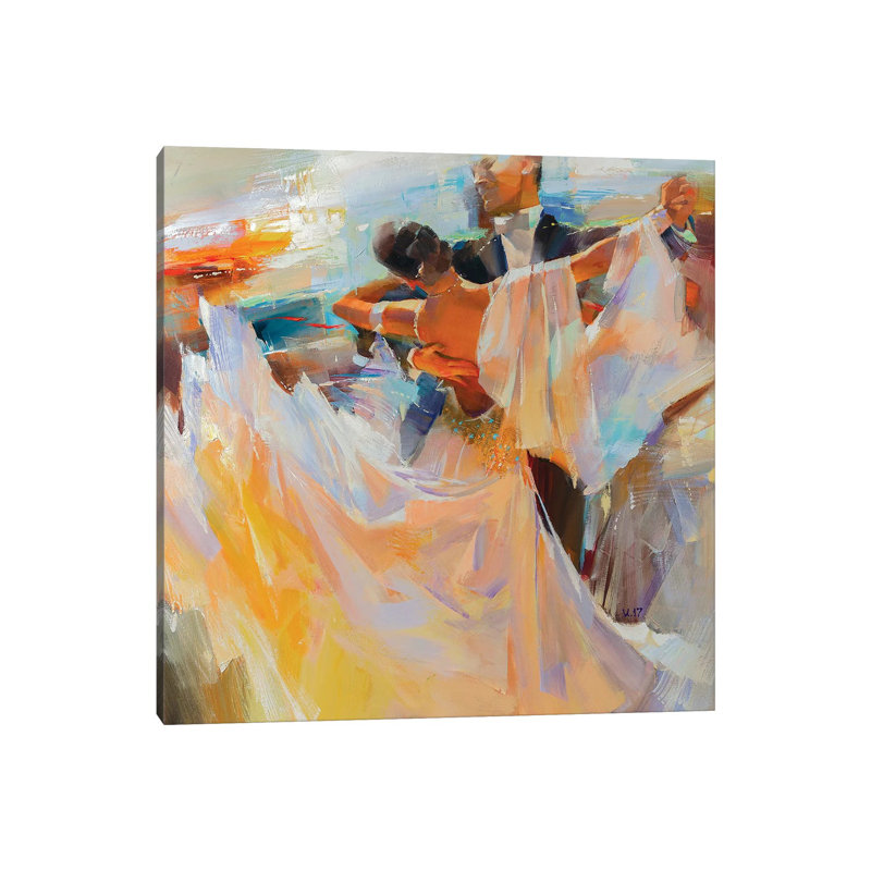 Evening Waltz by Vasyl Khodakivskyi - Wrapped Canvas Painting, 66.04 cm H x 66.04 cm W x 1.91 cm D