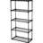 5-Shelf Shelf With Cover - For Office Efficiency Wire Rack Rust Versatile Homes