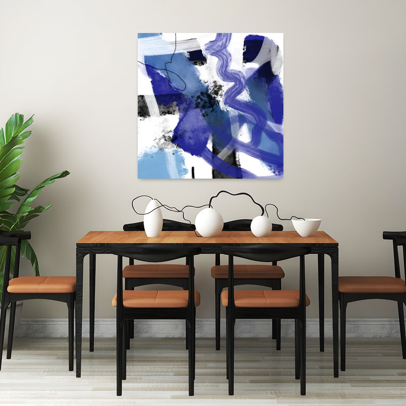 Art contemporain contemporain abstrait, H 32 po x l 32 po