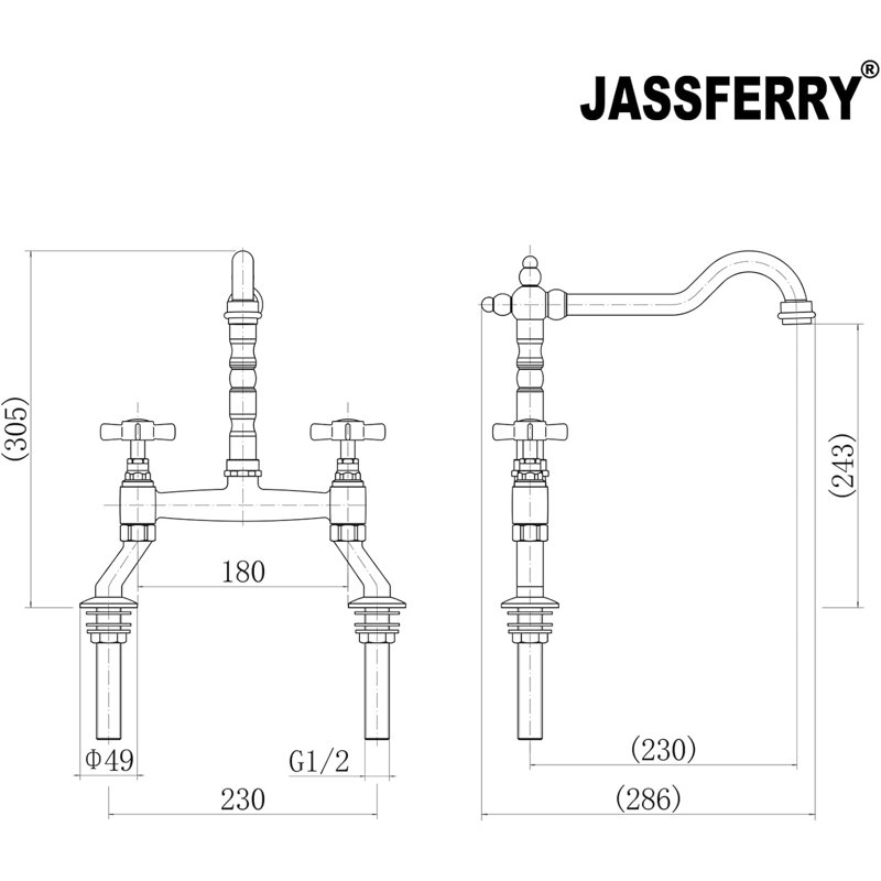 JASSFERRY Kitchen Faucet