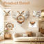 DIY Build-Your-Own Snowy Owl Pendulum Wall Clock Kit, Adult 3D Wooden Puzzle, Hand-Craft Wood Model