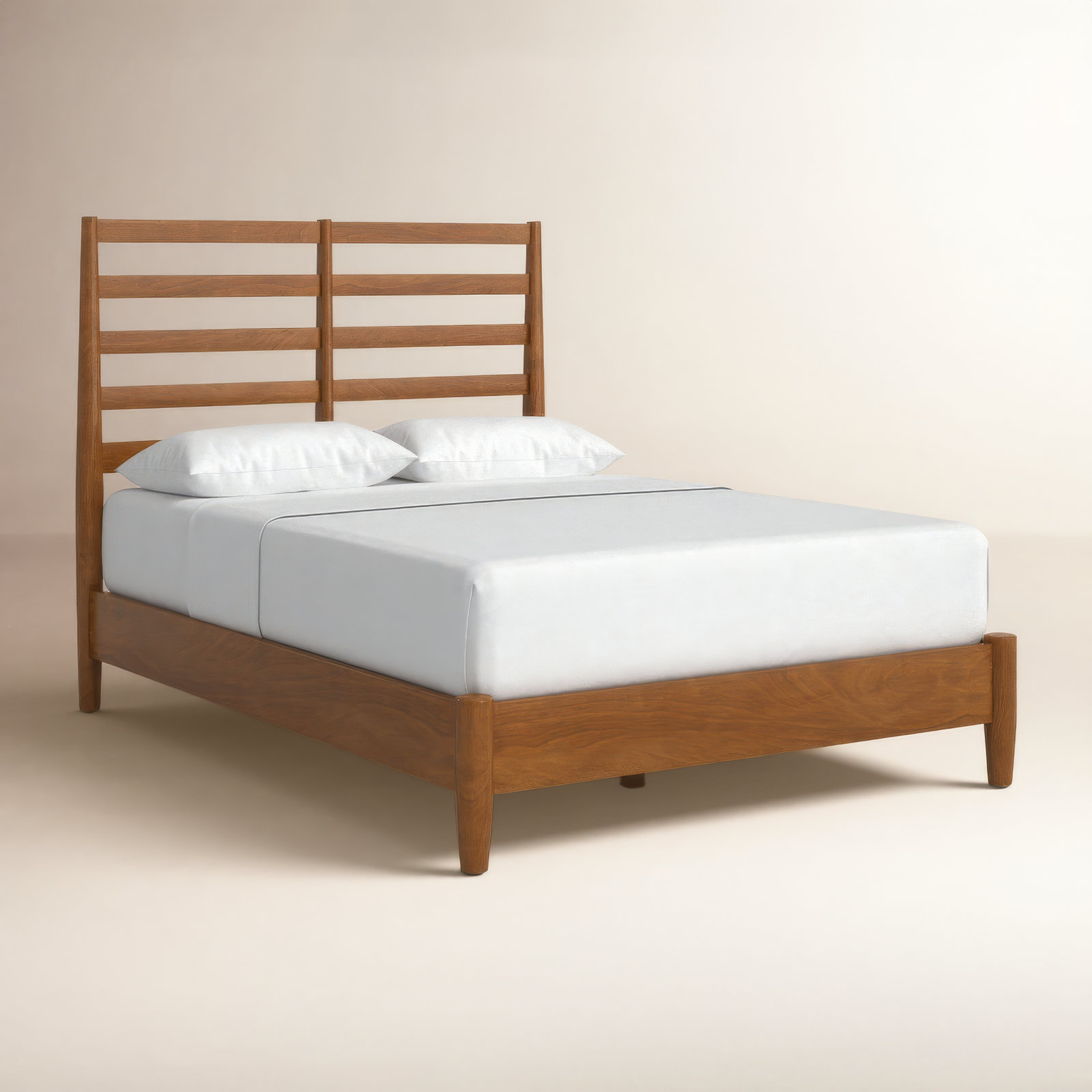 Williams Slatted Bed, Full, Chestnut