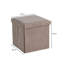 Peider 38cm Square Corduroy Fabric Storage Ottoman-927809110