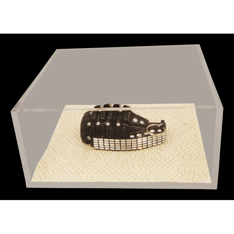 Grenade Of Bling, 6'' H x 6'' W x 3'' D, Black