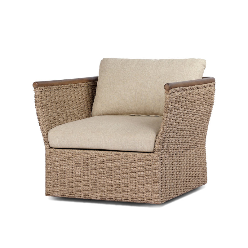 Chaise pivotante d'extérieur Elmira - Fausse jacinthe