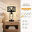 2- Light 48.5cm Industrial Metal Table Lamp