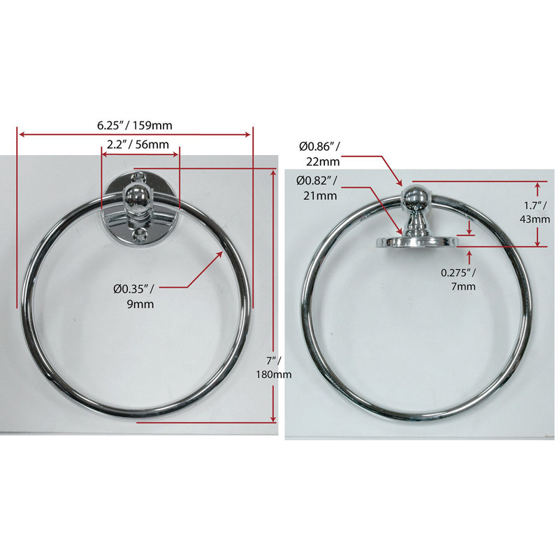 Euro Towel Ring