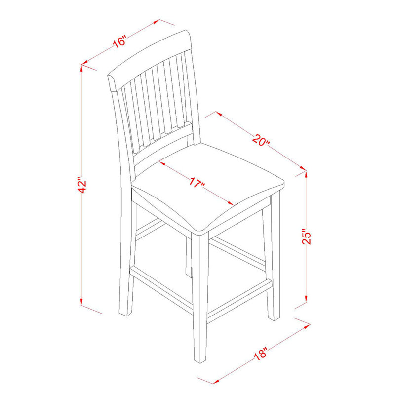 Tabouret de bar Vernon