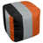 Noir / gris / orange