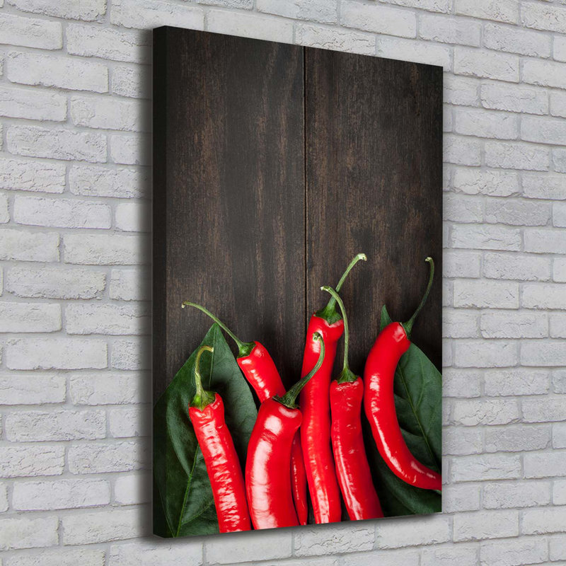 Chilli Peppers - Wrapped Canvas Print